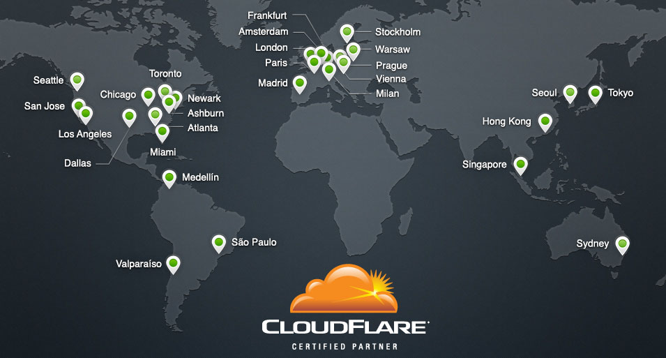 cloudflare network map