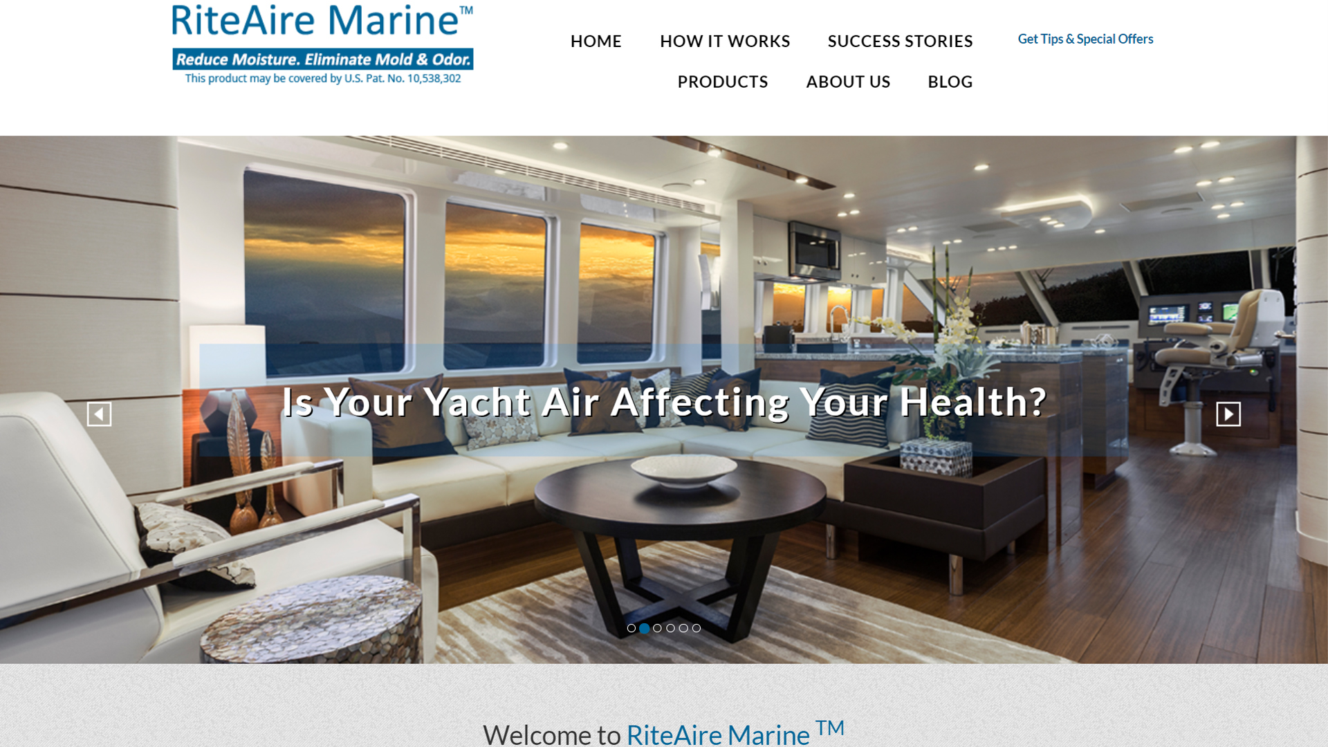 RiteAire Marine Home Page